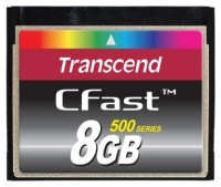 memory card Transcend, memory card Transcend TS8GCFX500, Transcend memory card, Transcend TS8GCFX500 memory card, memory stick Transcend, Transcend memory stick, Transcend TS8GCFX500, Transcend TS8GCFX500 specifications, Transcend TS8GCFX500