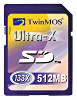 memory card TwinMOS, memory card TwinMOS Ultra-X SD Card 512Mb 133X, TwinMOS memory card, TwinMOS Ultra-X SD Card 512Mb 133X memory card, memory stick TwinMOS, TwinMOS memory stick, TwinMOS Ultra-X SD Card 512Mb 133X, TwinMOS Ultra-X SD Card 512Mb 133X specifications, TwinMOS Ultra-X SD Card 512Mb 133X