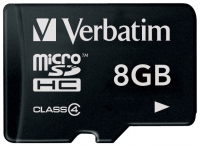 memory card Verbatim, memory card Verbatim microSDHC Class 4 Card 8GB, Verbatim memory card, Verbatim microSDHC Class 4 Card 8GB memory card, memory stick Verbatim, Verbatim memory stick, Verbatim microSDHC Class 4 Card 8GB, Verbatim microSDHC Class 4 Card 8GB specifications, Verbatim microSDHC Class 4 Card 8GB