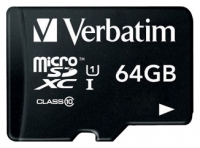 memory card Verbatim, memory card Verbatim microSDXC Class 10 UHS-1 64GB, Verbatim memory card, Verbatim microSDXC Class 10 UHS-1 64GB memory card, memory stick Verbatim, Verbatim memory stick, Verbatim microSDXC Class 10 UHS-1 64GB, Verbatim microSDXC Class 10 UHS-1 64GB specifications, Verbatim microSDXC Class 10 UHS-1 64GB